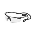 Conqueror Mag Safety Glass, Black Frame, Clear Lens